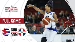 Cuba v Dominican Republic - Full Game - FIBA Women's Olympic Pre-Qualifying Tournaments 2019