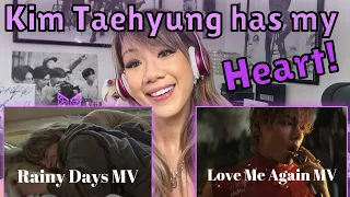 First Time Reacting to BTS V 'Love Me Again' & V 'Rainy Days' Official MV!