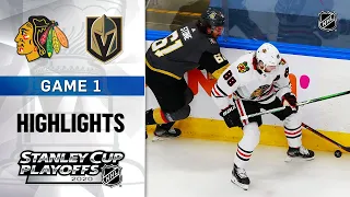 NHL Highlights | First Round, Gm1: Blackhawks @ Golden Knights - Aug. 11, 2020