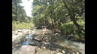 Sasquatch throws rocks at Hunters. Kiamichi Mountains Oklahoma.