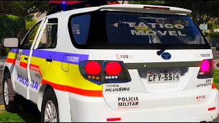 PMMG- TATICO MOVEL na CAÇA🔰 GTA V POLICIA