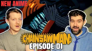 WE ARE HOOKED! | Chainsaw Man, Ep 1 | REACTION | First Time Watching | チェンソーマン / Dog & Chainsaw