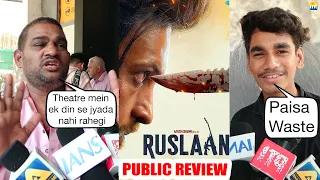 Salman Khan Jija's Aayush Sharma's Ruslaan एक Paisa WASTE मूवी है | Public Review | FDFS