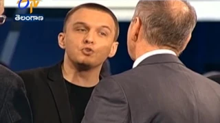 Polish Journalist Punched on the Face | After Insulting Russians on TV Debate Show