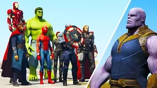 GTA 5 - THE AVENGERS vs THANOS!