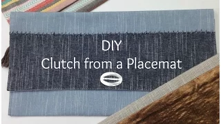 DIY: Placemat Clutch