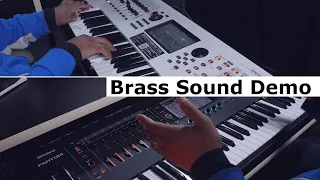Yamaha Montage vs Roland Fantom - Brass Sound Demo