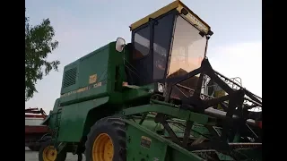 Уборка пшеницы John Deere 1042