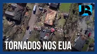 Passagem de 50 tornados derruba casas e deixa mortos em sete estados dos EUA