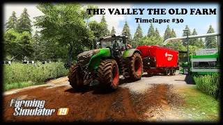 Cow care, mowing & tedding grass, harvesting oats | The Valey The Old Farm | FS19 Timelapse #30