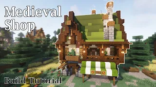 Minecraft Medieval Shop | How to build a medieval village in Minecraft