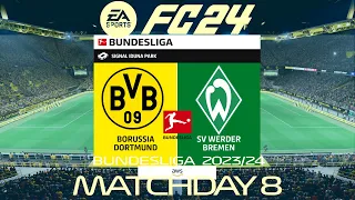 FC 24 Borussia Dortmund vs Werder Bremen | Bundesliga 2023/24 | Full Match