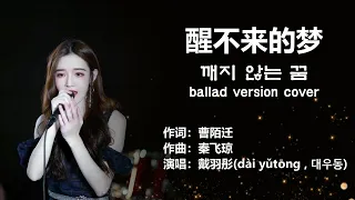 戴羽彤(대우동) - 醒不来的梦(깨지 않는 꿈)【가사번역】 ,발라드 버전  커버(ballad version cover)