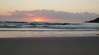 Sunrise at One Mile beach Port Stephens