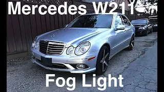 Mercedes W211 Fog Light Removal | Installation E350 E500 E550