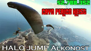 Gta Online Cayo Perico Heist HALO JUMP (Alkonost) $2,788,352.