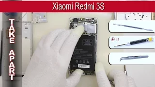 How to disassemble 📱 Xiaomi Redmi 3S 2016030 Take apart Tutorial