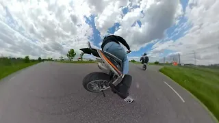 KTM 300 EXC 2 STROKE WHEELIE