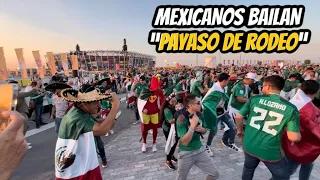 Mexicanos BAILAN “PAYAZO DE RODEO” en el MUNDIAL de QATAR en el MÉXICO vs POLONIA ⚽️🇶🇦