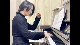 【練習中】ART OF LIFE Full version A part/：YOSHIKI(X JAPAN), KODA Piano solo arrangement,ピアノソロ編曲版