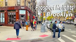 New York City Walking Tour 4K - Prospect Heights - BROOKLYN, NEW YORK