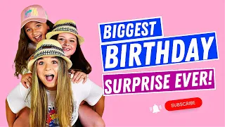 THE BIGGEST BIRTHDAY SURPRISE OF HER LIFE!!