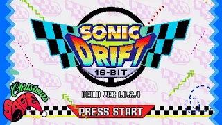 Sonic Drift 16-Bit (C.SAGE '23 Demo) ✪ First Look Gameplay ft. All Characters (1080p/60fps)