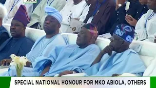 President Buhari's Speech at MKO Abiola's investiture as GCFR