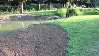 Pond Construction Progress and Setbacks