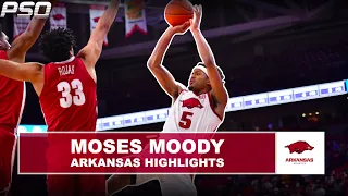 Moses Moody Arkansas Career Highlights | Golden State Warriors 2021 NBA Draft Pick