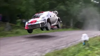 WRC Secto rally Finland 2023 best of , jumps , flatout , mistakes
