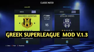 NEO GREEK SUPER LEAGUE MOD V1.3 | FIFA 22