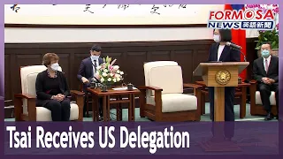 Tsai receives delegation from National Committee on American Foreign Policy