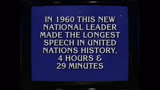 Final Jeopardy, strange wager 😜🤔 Ken Jennings DAY 8 (6/11/04)