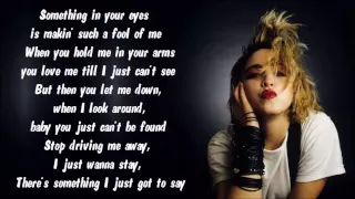 Madonna - Borderline Karaoke / Instrumental with lyrics on screen