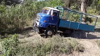 ifa w50 cargado de piedras