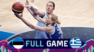 Estonia v Greece  | Full Basketball Game| FIBA Women's EuroBasket 2023 Qualifiers