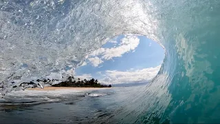 Mason Ho Surfing On Rocks GoPro