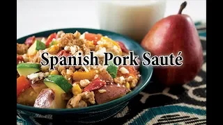 Spanish Pork Saute 1-Minute Recipe Video | ONIE Project