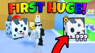 How To Get Your FIRST HUGE PET FAST In Pet Simulator 99!