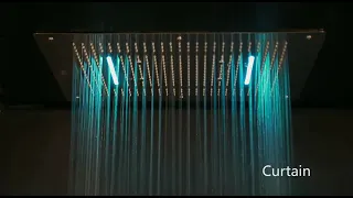 Live Ceiling Shower with flow.