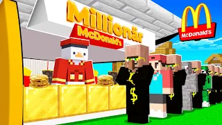 Ich BAUE einen MILLIONÄR MCDONALDS in Minecraft RP!