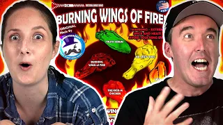 Irish People Try The Burning Wings of Fire Challenge (16 Million Capsaicin Extract!)