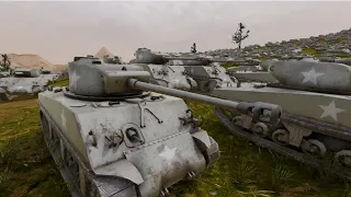 30,000 Sherman Tanks  VS 15,000 Abrams Tanks | UEBS2 | Ultimate Epic Battle Simulator 2