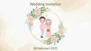 Contoh Template Video Undangan digital Pernikahan #3