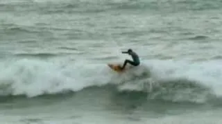 Elite Squad surfing Bude Cornwall