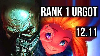 URGOT vs ZOE (MID) | Rank 1 Urgot, Godlike | NA Challenger | 12.11