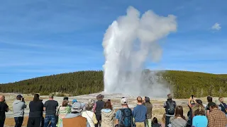 Old faithful doing its thing