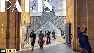 🇫🇷[PARIS 4K] WALK IN PARIS "1HOUR PARIS CENTER  WALK" (4K60 FPS VERSION) 23/MARCH/2024