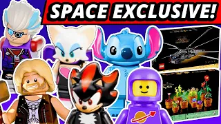 LEGO NEWS! Classic Space Exclusive! 2024 Sonic Shadow! Stitch! Dune Ornithopter! Tiny Plants!